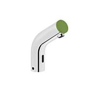 Mitigeur de lavabo VitrA Sento Kids A47187 chromé/vert, avec capteur, sans bonde, pour fonctionnement sur piles
