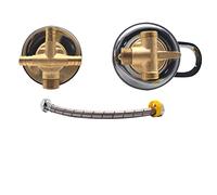 Mitigeur de salle de douche en laiton à sortie 2/3/4/5 voies Poignée de tuyau de douche thermostatique à intubation séparée pour robinet de cabine de douche, noyau de valve en céramique,3 voies