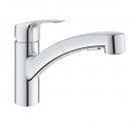 Mitigeur d'évier avec douchette extractible Grohe Eurosmart 30305001