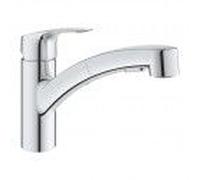 Mitigeur d'évier avec douchette extractible Grohe Eurosmart 30305001
