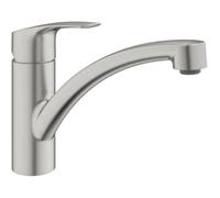 Eurosmart Mitigeur Monocommande Evier, SuperSteel (33281DC3)