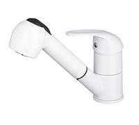 Mitigeur d'Evier Blanc à Douchette POLA by Eurosanit