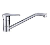 Mitigeur d'évier - Chrome - Bec profilé pivotant - Cartouche C3 - Jacob Delafon - JULY