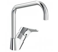 Porcher Mitigeur évier Ulysse col de cygne chromé, cartouche Ø 38 mm, sans tirette ni vidage