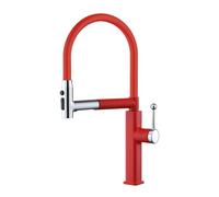 Mitigeur d'évier de cuisine avec douchette extractible, 3 modes col de | Robinet de cuisine rabattable avec col de cygne et 3 modes de pulvérisation, parfait pour la vaisselle et la préparation des