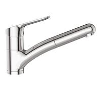 Mitigeur de cuisine chromé avec douchette extractible Okyris Porcher