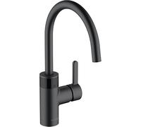 Mitigeur d'évier électrique E-GO DN 15, 230 V, maille, noir mat de Kludi