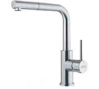 Mitigeur d'évier en inox avec douchette extractible Smart Glenda FRANKE