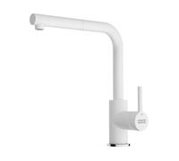 Mitigeur d'évier - Franke LINA L - Blanc - Laiton - Hauteur 28,5 cm