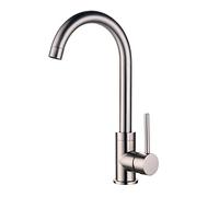 Mitigeur d'Evier Haut Inox Brossé CORDOBA by Eurosanit