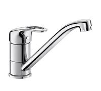 Mitigeur d’évier mécanique monotrou avec bec orientable - DELABIE - 2210