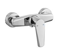 Mitigeur Douche GLOSS Chromé Edouard Rousseau - Cartouche Céramique diamètre 30 mm - Corps Laiton - Poignée Métal - Entraxe 150 mm