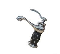 Mitigeur Douche Lavabo pour décor Strass Élégant Mitigeur Douche | Valve céramique , opération lisse, gouttes ni fuites, durabilité usage quotidien(silver-black)