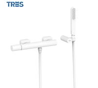 Mitigeur Douche LOFT COLORS Blanc Mat - TRES 20016701BM