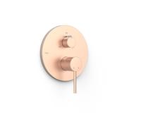Mitigeur douche pour boîtier encastré Rapid-box 3 voies Or Rose Mat 24K - TRES 26227310OPM