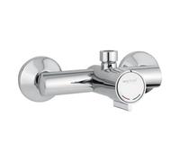 Mitigeur douche programmé 25 secondes avec alimentation externe et bouton anti-blocage - Idral Minimal 08532-30F