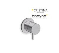 Mitigeur douche triverde encastre complet metal brosse - CRISTINA ONDYNA TV63877