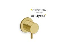 Mitigeur douche triverde encastre complet or brosse - CRISTINA ONDYNA TV63896P