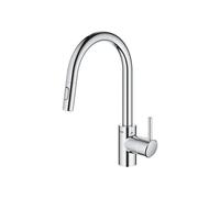 Mitigeur-Douchette Dual -CONCETTO Mousseur -Embase Ø 34 mm-H 381 mm-Chromé