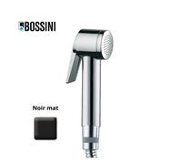 Mitigeur douchette WC et flexible 125 cm noir mat PALOMA-FLAT - Bossini B00462073