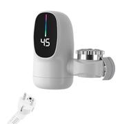 Mitigeur Électrique Chauffe-Eau Instantané - Robinet à Eau Chaude avec Affichage LED | Puissance 3000W pour Cuisine, Salle de Bain, Maison, Camping-Car, Installation Facile, Évier Chauffant