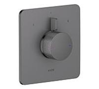Mitigeur encastré Hansgrohe AXOR Citterio C 49451330, 2 sorties, finition chromée noire polie