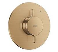 Mitigeur encastré hansgrohe AXOR One 48415140 pour 2 fonctions, bronze brossé