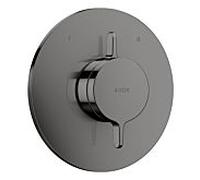 Mitigeur encastré hansgrohe AXOR One 48415330 pour 2 fonctions, chrome noir poli