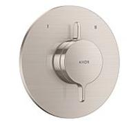 Mitigeur AXOR hansgrohe One 48415800 encastré pour 2 fonctions, finition inox