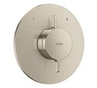 Mitigeur encastré hansgrohe AXOR One 48415820 pour 2 fonctions, nickel brossé
