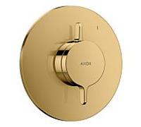 Mitigeur encastré Hansgrohe AXOR One 48615990, 1 sortie, aspect or poli