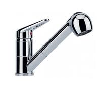 Mitigeur - FRANKE - Novara Plus - Douchette 2 jets extractible - Chromé - Inox