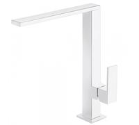 Mitigeur évier bec 34x10 mm Blanc Mat TOP TRES COLORS - TRES 006486BM