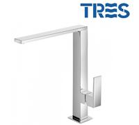 Mitigeur évier bec 34x10 mm Chrome CUADRO - TRES 106486