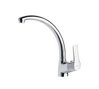 Mitigeur évier bec haut moulé orientable Titanium