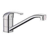 Mitigeur évier de cuisine - Aérateur réducteur de débit - Bec soudé mobile - EDOUARD ROUSSEAU - Cardiff - Chromé