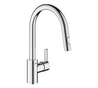 Mitigeur évier FEEL GROHE 31486001 bec col de cygne - mousseur extractible - chrome
