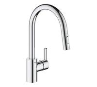 Mitigeur évier FEEL GROHE 31486001 bec col de cygne - mousseur extractible - chrome