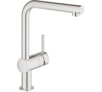 Grohe Minta Robinet de cuisine avec mousseur extractible et bec L acier 32168dc0
