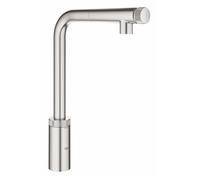 Mitigeur Évier - Grohe - Minta Smartcontrol - Douchette extractible - Chromé - Économie d'eau