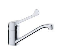 Mitigeur évier levier clinique baril bas chromé Ø40 mm - Timeless | Tecom