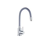 Mitigeur évier mémoire de forme - Gris - ROUSSEAU Ilo