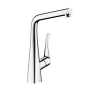 hansgrohe Metris M71 Mitigeur de cuisine 320, installation devant une fenêtre, 1 jet, chromé, 14823000