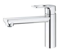 Mitigeur évier monocommande BauLoop 31706000 GROHE Bec tube pivotant médium Rotation 14 G