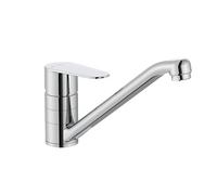 Mitigeur évier monotrou Victoria Plus - - chromé avec flexible d'alimentation