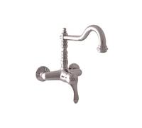 Mitigeur évier mural rétro LABE-Chromé---Chromé