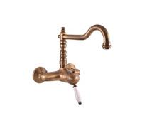 Mitigeur évier rétro LABE en laiton-Laiton céramique---Laiton céramique