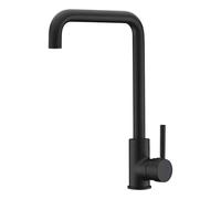 Mitigeur Évier SOTO Noir Edouard Rousseau - Bec Mobile - Aérateur Réducteur de Débit - Cartouche Céramique diamètre 35 mm