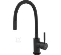 Mitigeur évier ZUMBA NERO bec noir flexible BZA4BLB