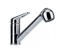 Mitigeur - FRANKE - Novara Plus - Douchette 2 jets extractible - Chromé - Inox